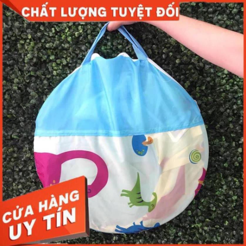 [XẢ KHO+FREE SHIP] Lều Công Chúa Hoàng Tử họa tiết cá sấu tặng kèm 20 bóng cho bé