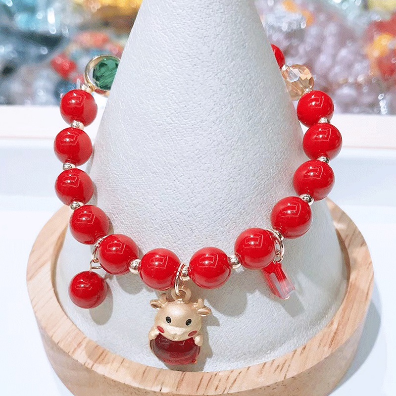 Vòng Tay Handmade Hình Con Bò 2021 Thời Trang