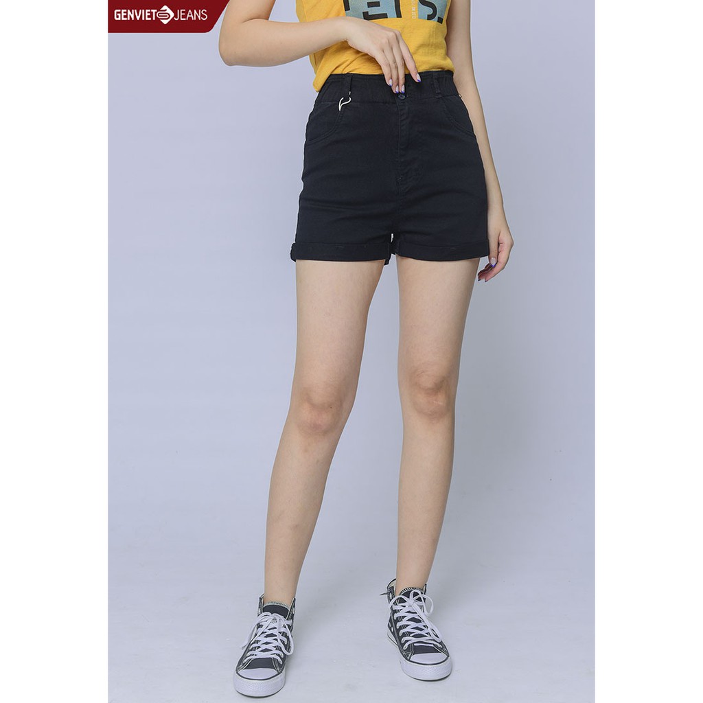 Quần short kaki nữ TQ403K1179 GENVIET