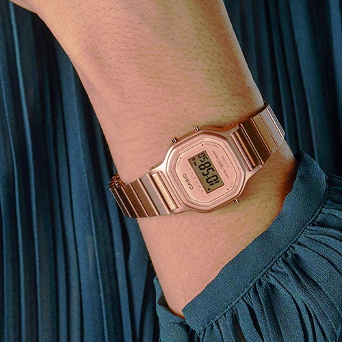 Đồng hồ nữ dây kim loại Casio Anh Khuê LA-11WR-5ADF