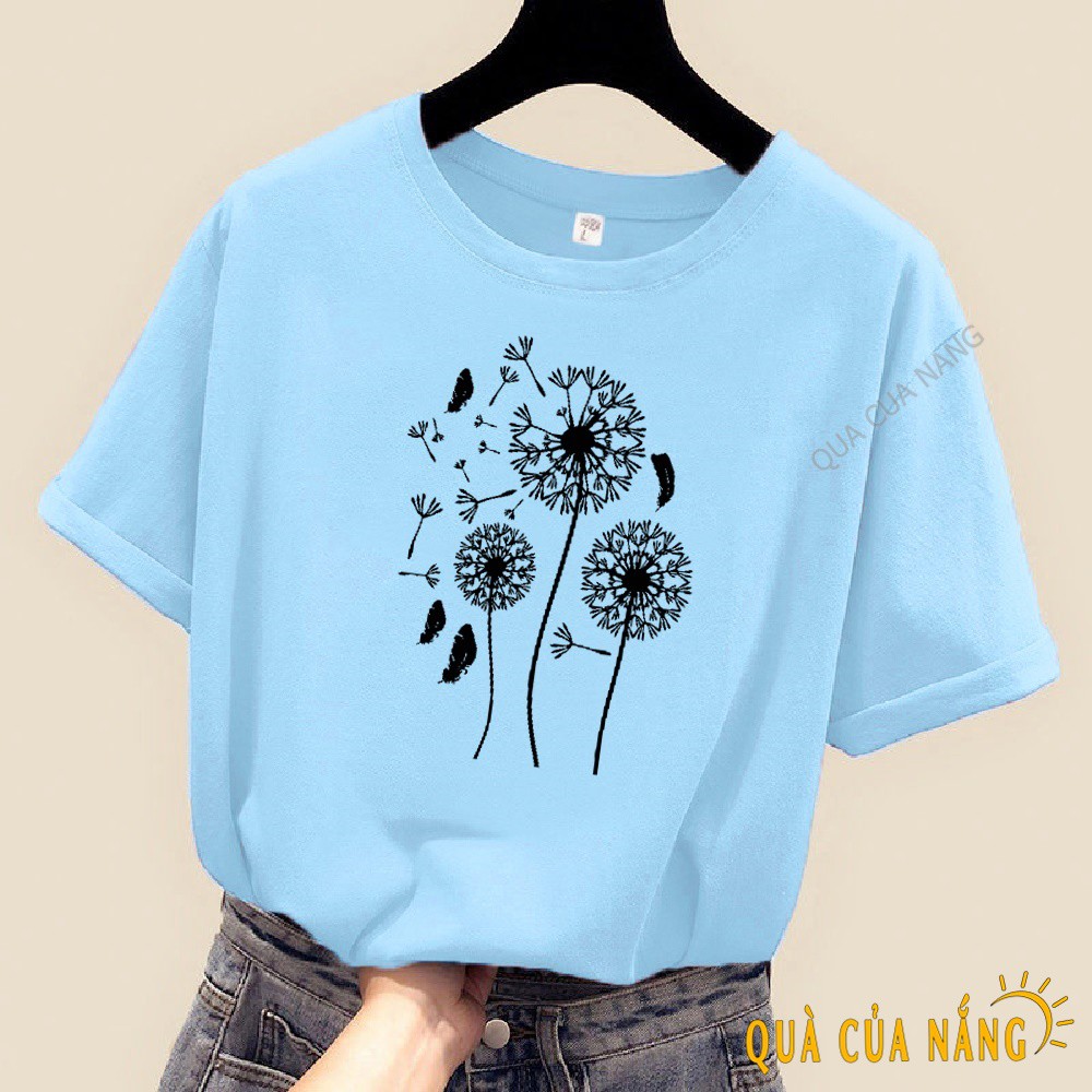 Áo Thun Nữ Tay Ngắn Lá Bồ Công Anh May Mắn AT-025