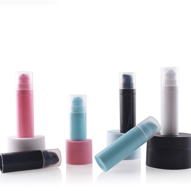 Bình chân không lưỡi lê YNI PP 5ml10ml15ml 30ml 50ml chai kem dưỡng da snap-on mini