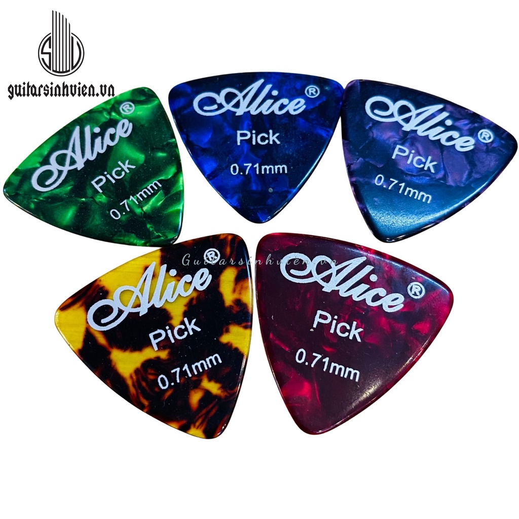 Pick gảy đàn guitar Alice nhiều size