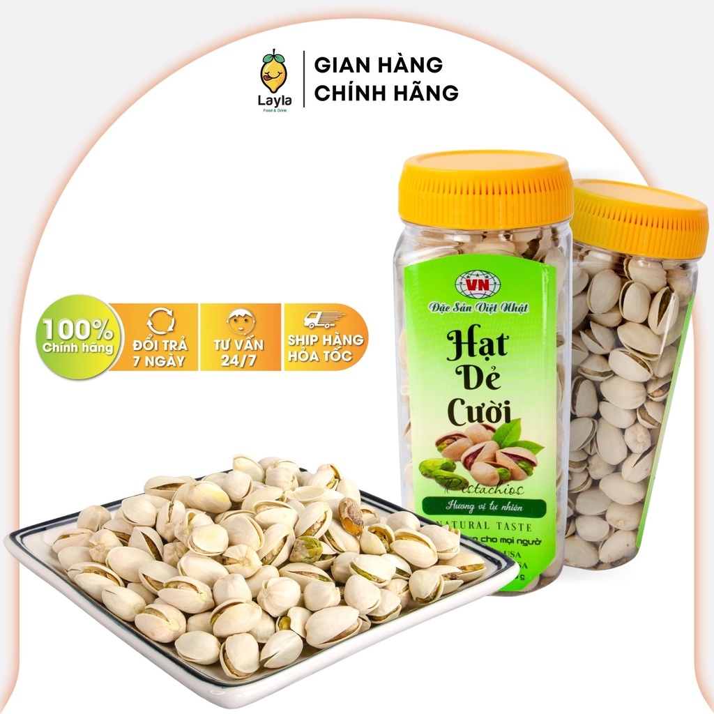 Hạt dẻ cười rang muối Việt Nhật dinh dưỡng cho người ăn kiêng cực thơm ngon 300g HDRML00