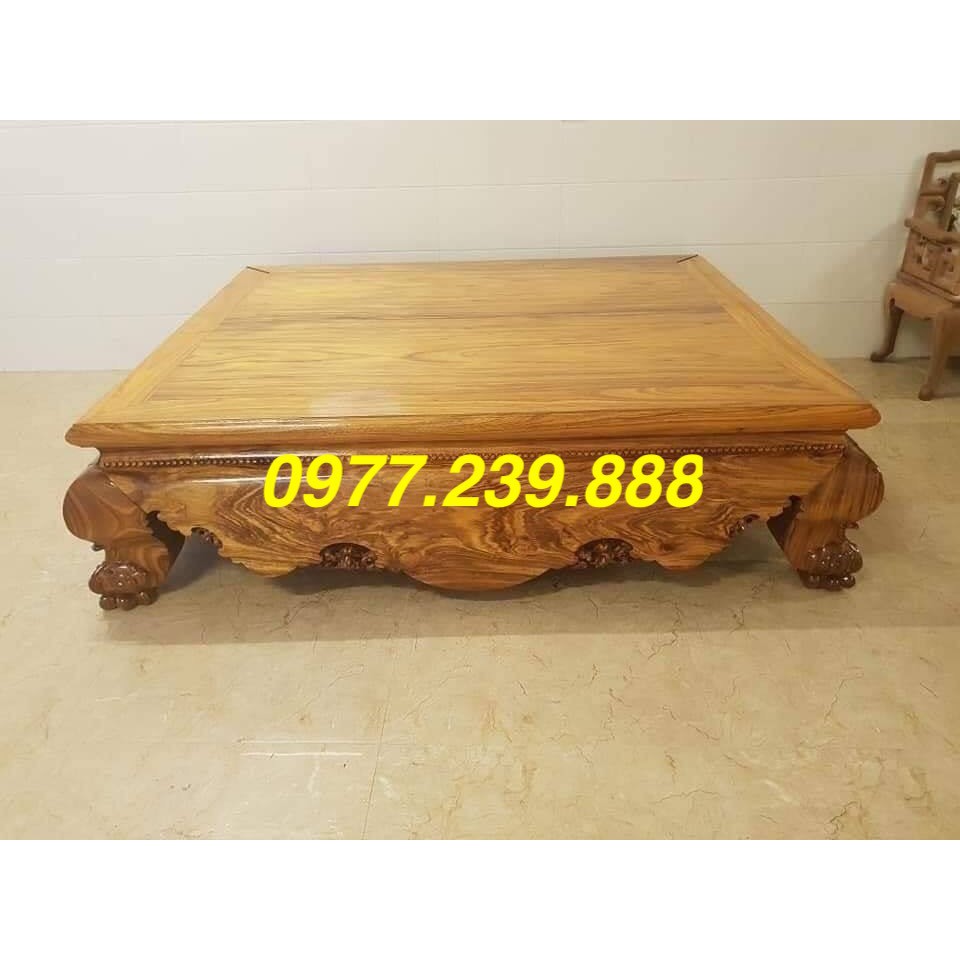 sập trơn ngồi gỗ gụ