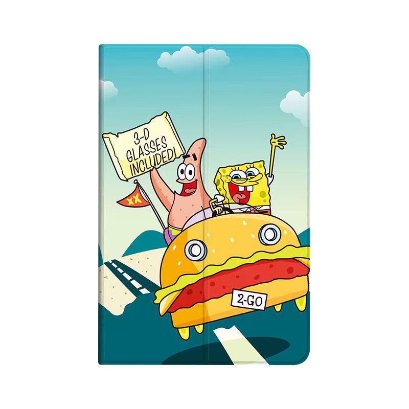Ốp Máy Tính Bảng Hình SpongeBob Cho apple ipad mini 123456 Bao Da Máy Tính Bảng Cho ipad air 11inch 10.2inch 9.7inch Ốp