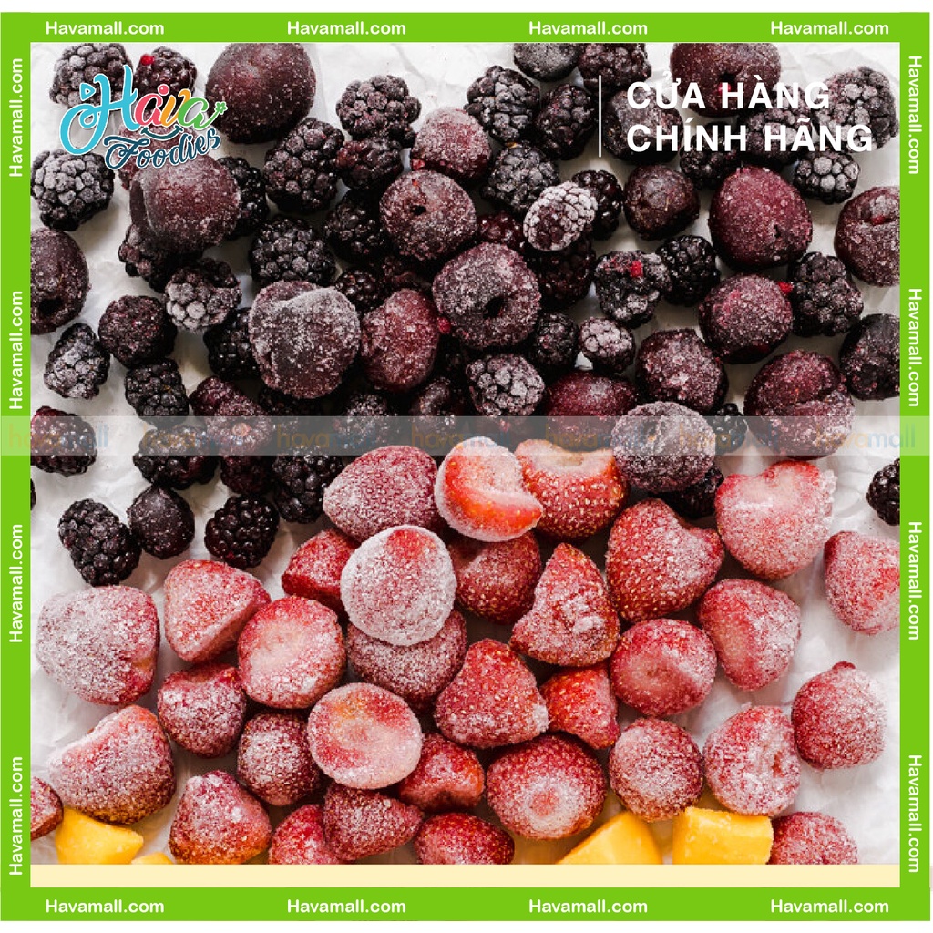 [CHỈ GIAO NHANH HCM] Trái Cây Đông Lạnh Hộp 200gr - Frozen Fruits