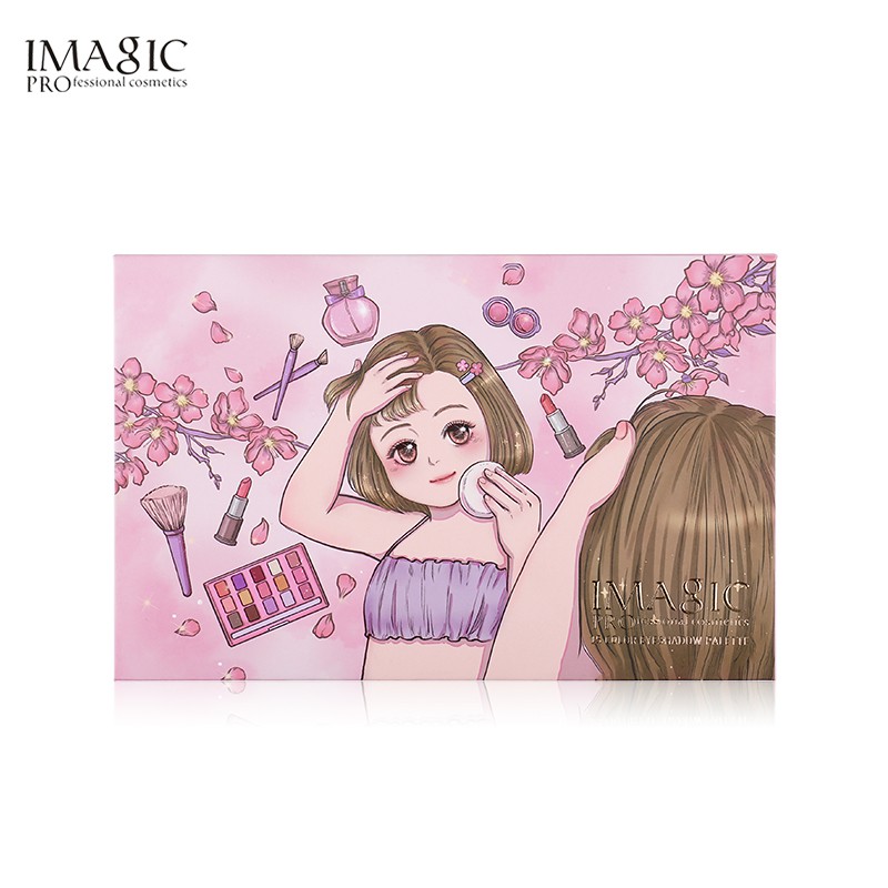 Bảng Phấn Mắt IMAGIC EY-328 Trang Điểm 15 Màu Lâu Trôi Tự Nhiên 1.49g