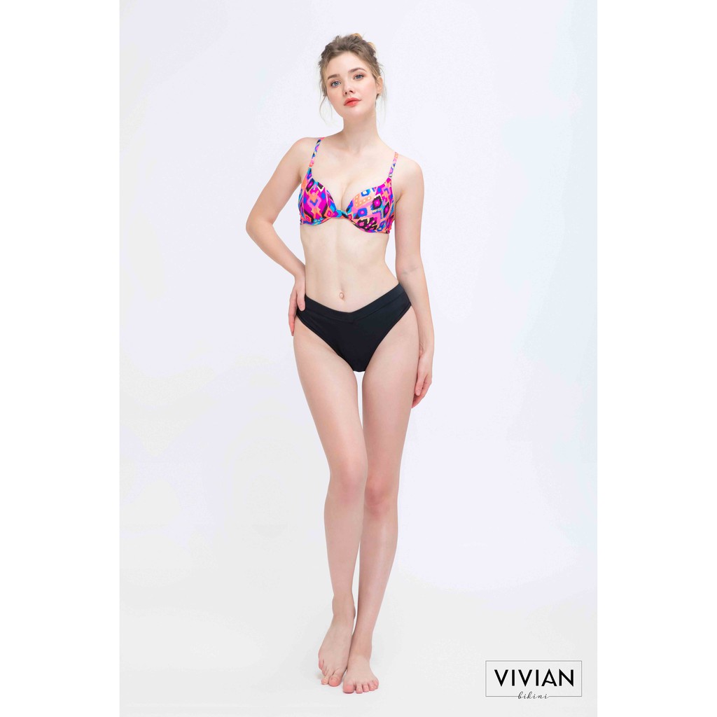 Quần bơi lẻ BIKINI PASSPORT kiểu V cạp lớn - Đen-VS111_BL | BigBuy360 - bigbuy360.vn