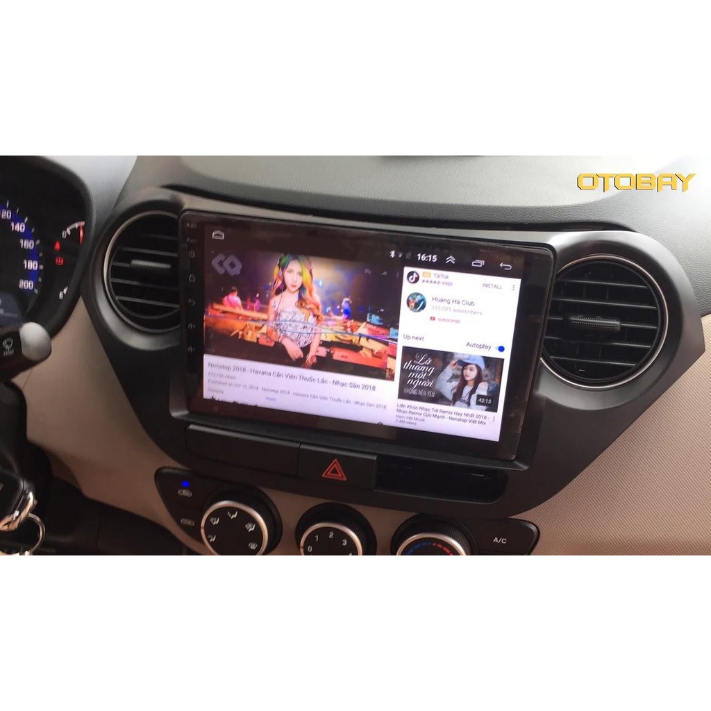 Màn hình ô tô dvd android 9 inch dùng Sim4G, kết nối-phát Wifi xe kia morning