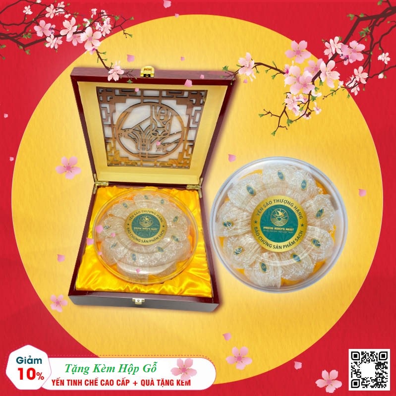 100Gram Tổ Yến Sào nguyên chất Nha Trang Khánh Hoà Yến Xào Không Đường Tươi Ngon Chính Hãng Qùa Tặng Hộp Gỗ