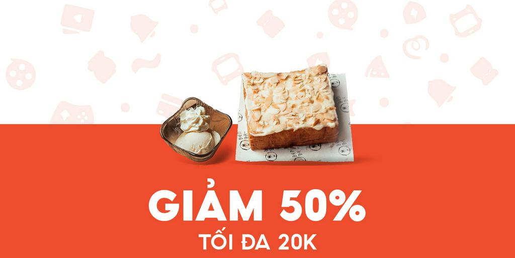 - Đen Đá - Giảm 20K Bánh toast cheesy
