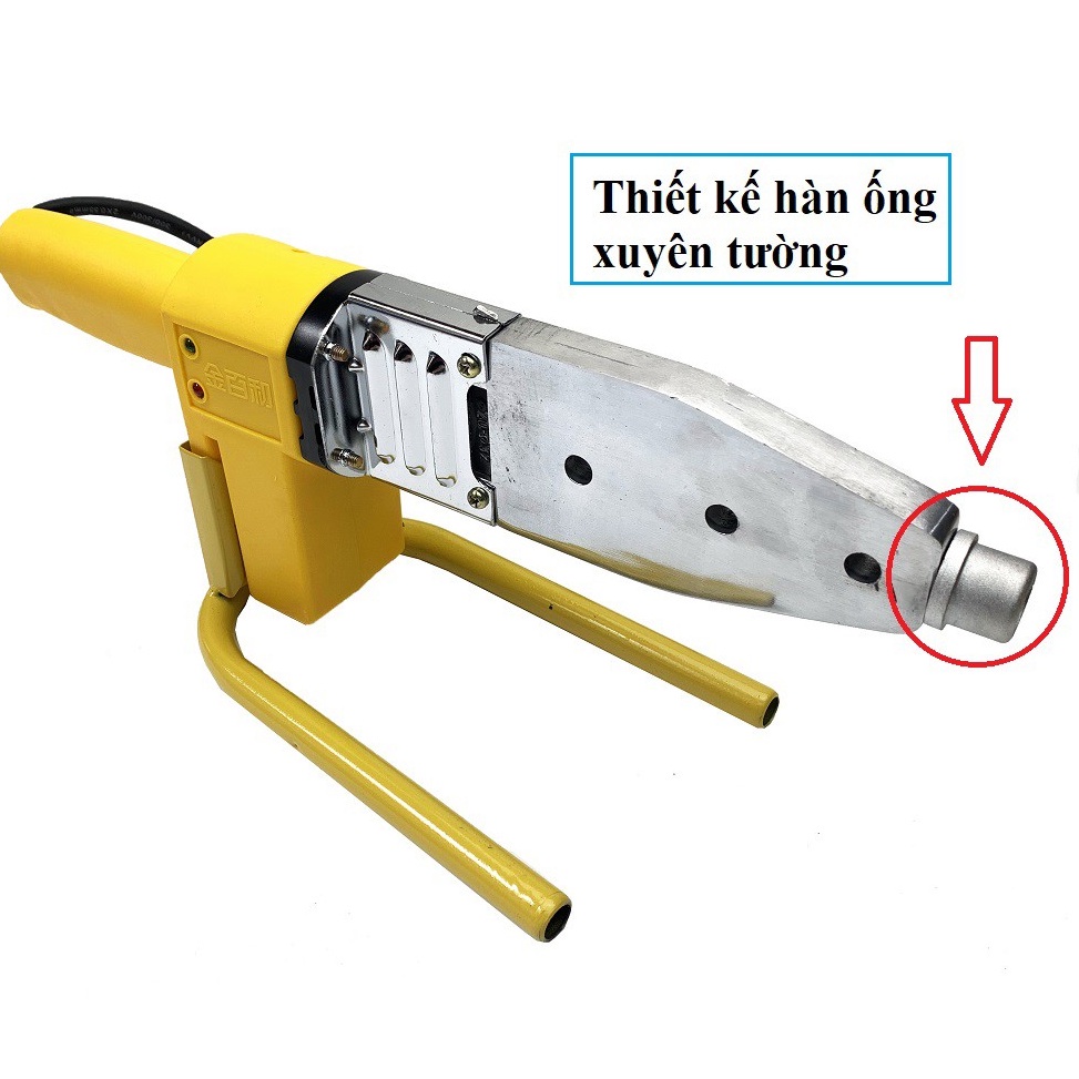 ✱Máy hàn ống nhựa chịu nhiệt PP-R, PE, PPC 20-32mm, 600W, tản mang cá AC 220V Tự động chỉnh + găng tay