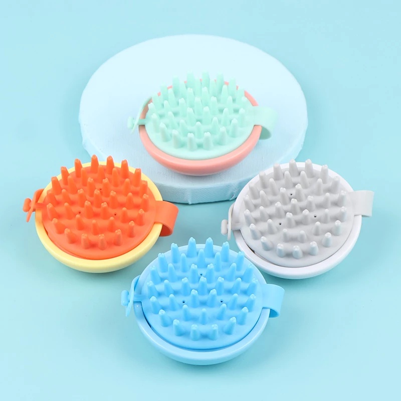 Bàn chải silicone mềm mát xa da đầu đa năng chống gàu