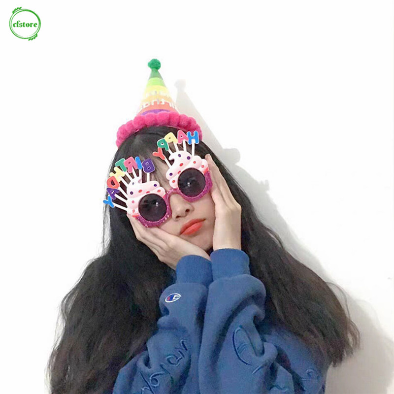 Kính Mát Gọng Tròn Hoạ Tiết Hoạt Hình Đáng Yêu Cho Bé