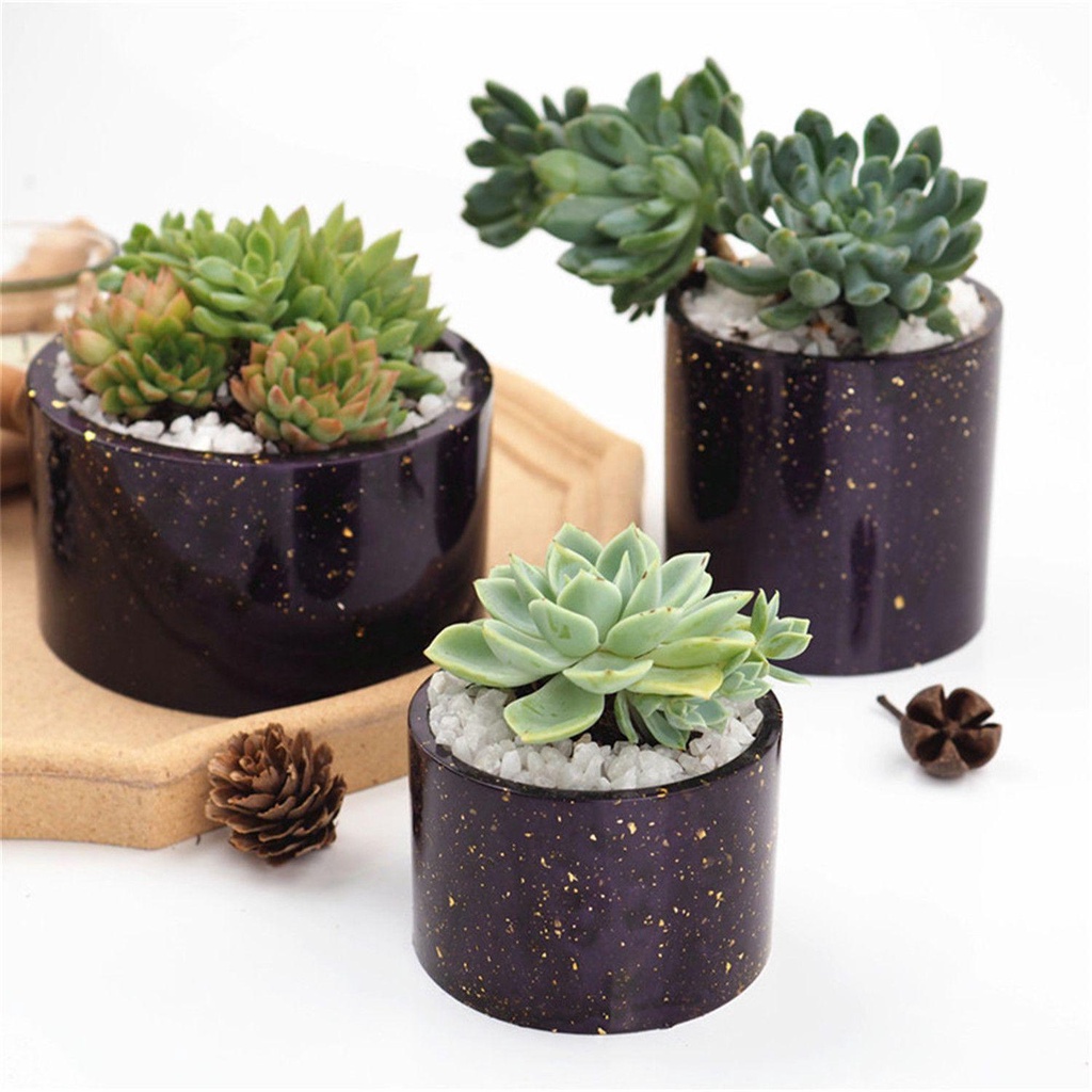 Khuôn Nhựa Resin Làm Chậu Hoa / Trang Sức Thủ Công 1 Cái