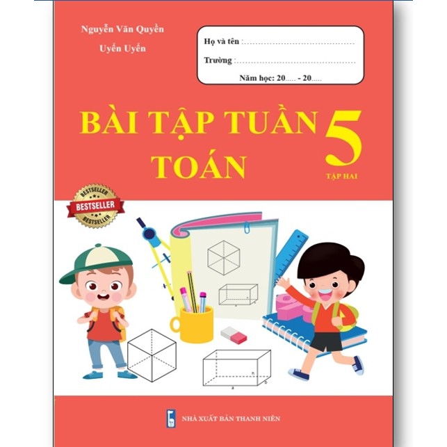 Sách - Bài Tập Tuần Toán 5 - Tập 2 (1 cuốn)