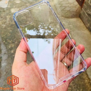 Ốp lưng iphone 11 ip 11 pro max chống sốc clear color ver 3 trong suốt không ố vàng bảo vệ camera huỳnh tân store
