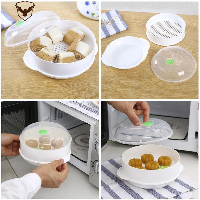 Nồi Hấp Thực Phẩm Một Tầng Dùng Cho Lò Vi Sóng