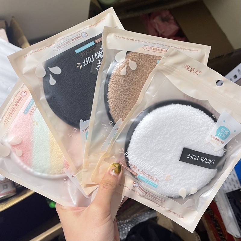 Khăn tẩy trang siêu mềm sợi microfiber tẩy trang sạch lớp make up