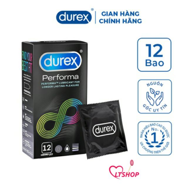 Bao Cao Su Durex Performa 12 bao