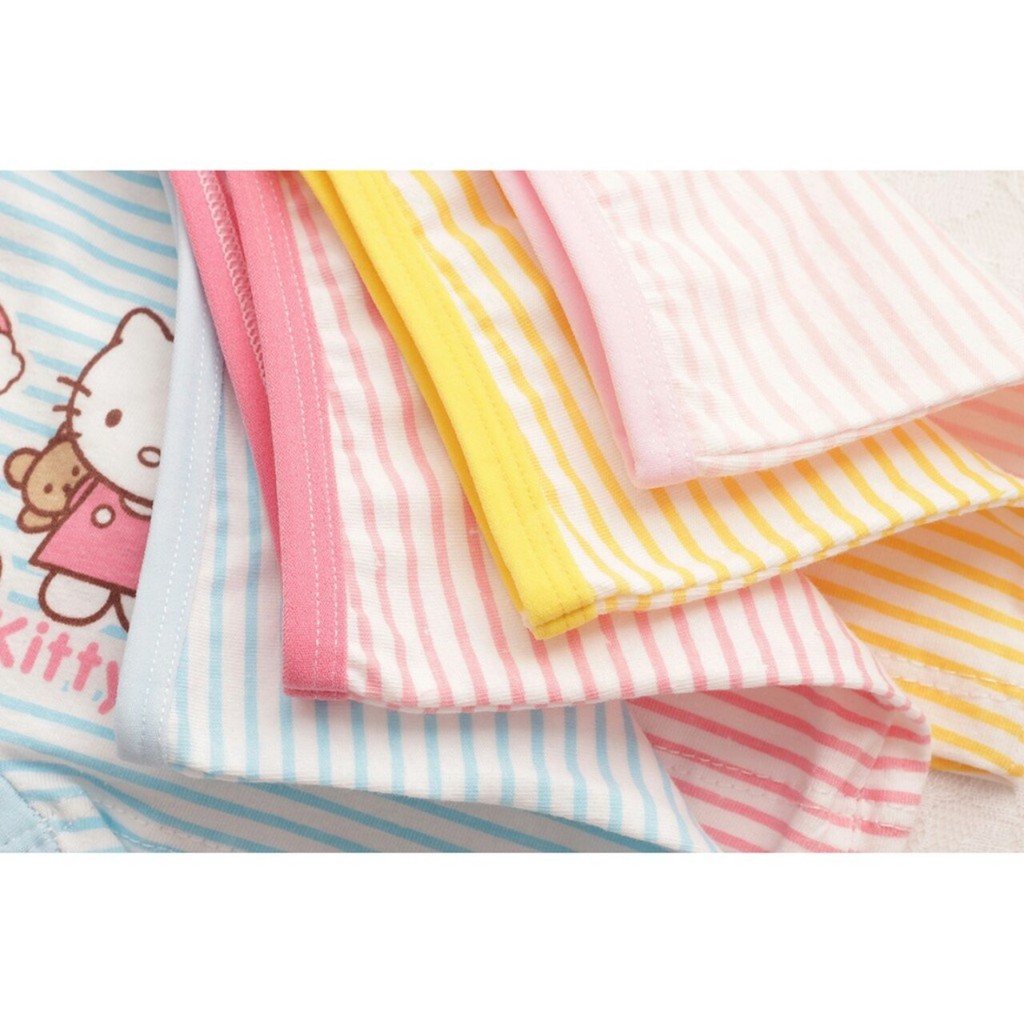 Quần chip đùi cotton hình mèo Kitty nhiều màu sắc cho bé gái 2-10 tuổi BBShine – C004