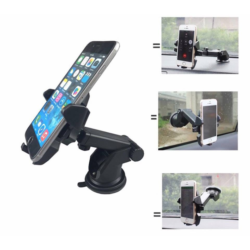 Giá đỡ điện thoại trên xe hơi Long Neck One-Touch FREESHIPxoay được 360 độ tiện lợi
