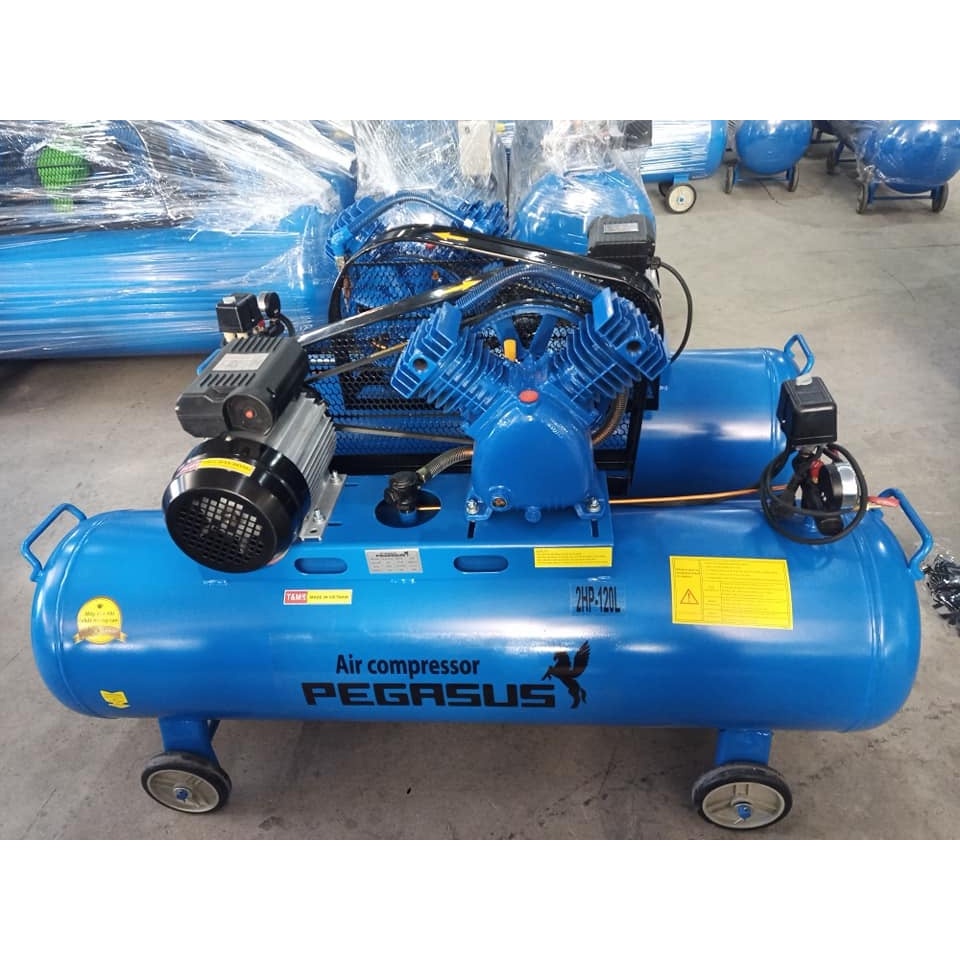 Máy Nén Khí Dây Đai Pegasus 3HP TM-V-0.25/12.5-120L