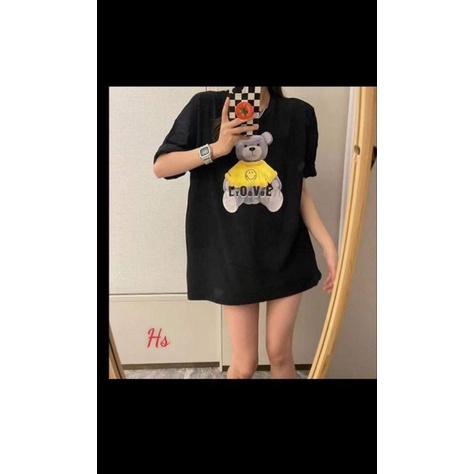 Áo gấu mặt cười LOVE HSU1