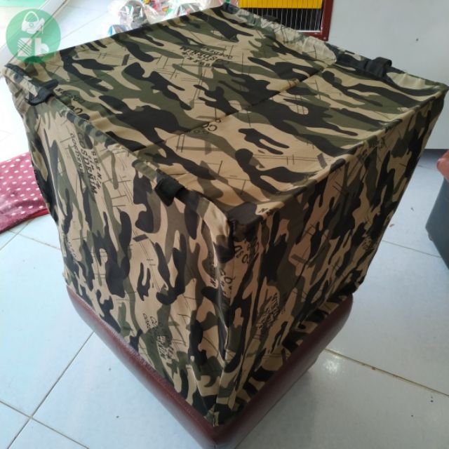 LỒNG TẬP BẮN NÁ CAO SU LOẠI LỚN 40x40x40 - Tặng kèm 1 bia tập bắn
