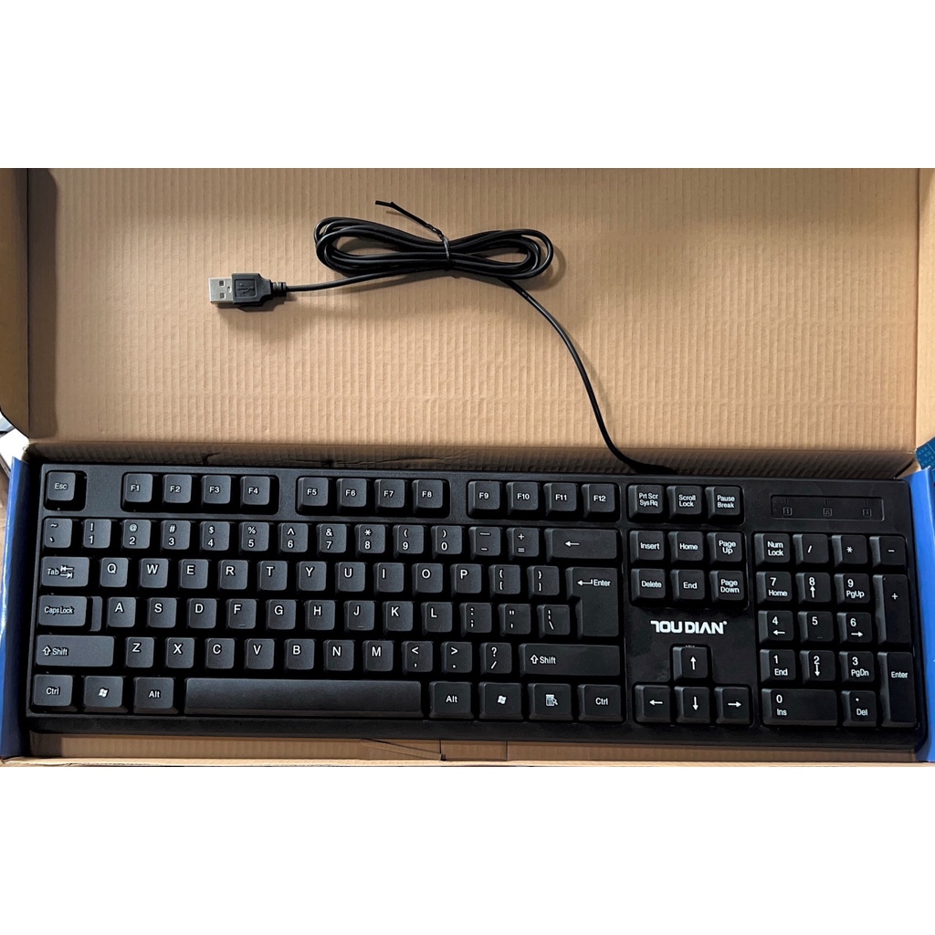 Bàn phím máy tính BUSINESS OFFICE KB-01 Thích hợp dân văn phòng, học tập Tặng kèm tấm lót chuột