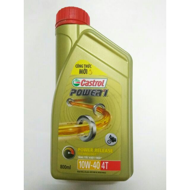 Dầu nhớt xe máy Castrol Power 1 10w40 (800ml)