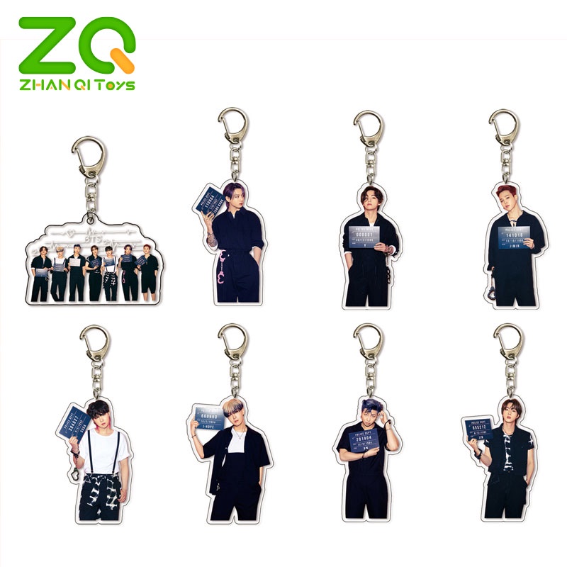 Móc khóa ZHAN QI TOYS hình thành viên nhóm nhạc BTS mini dễ thương