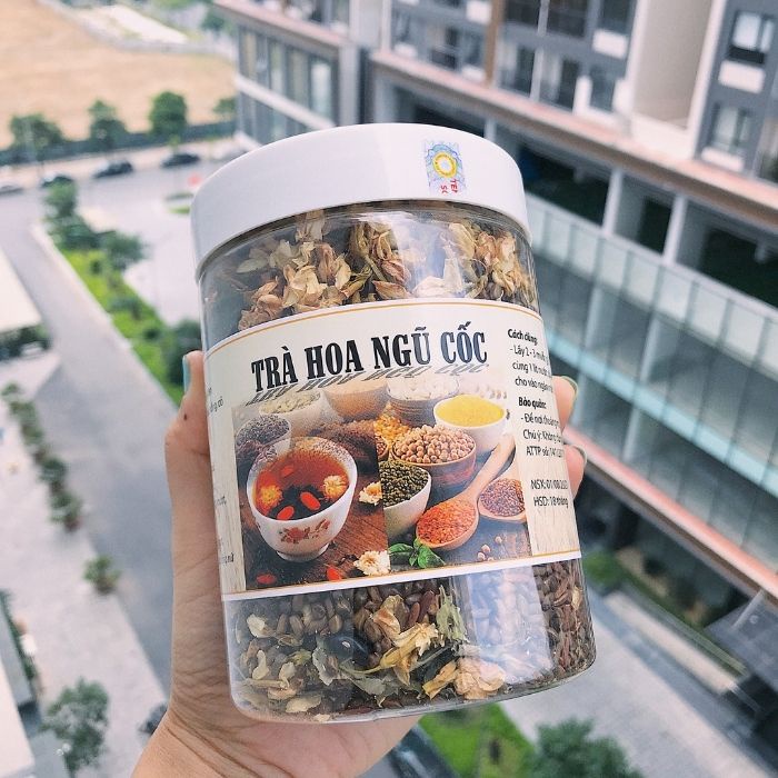 Trà hoa ngũ cốc gạo lứt giảm cân mát gan, thanh nhiệt, giải độc cơ thể, giảm stress dành cho dân văn phòng - TNC