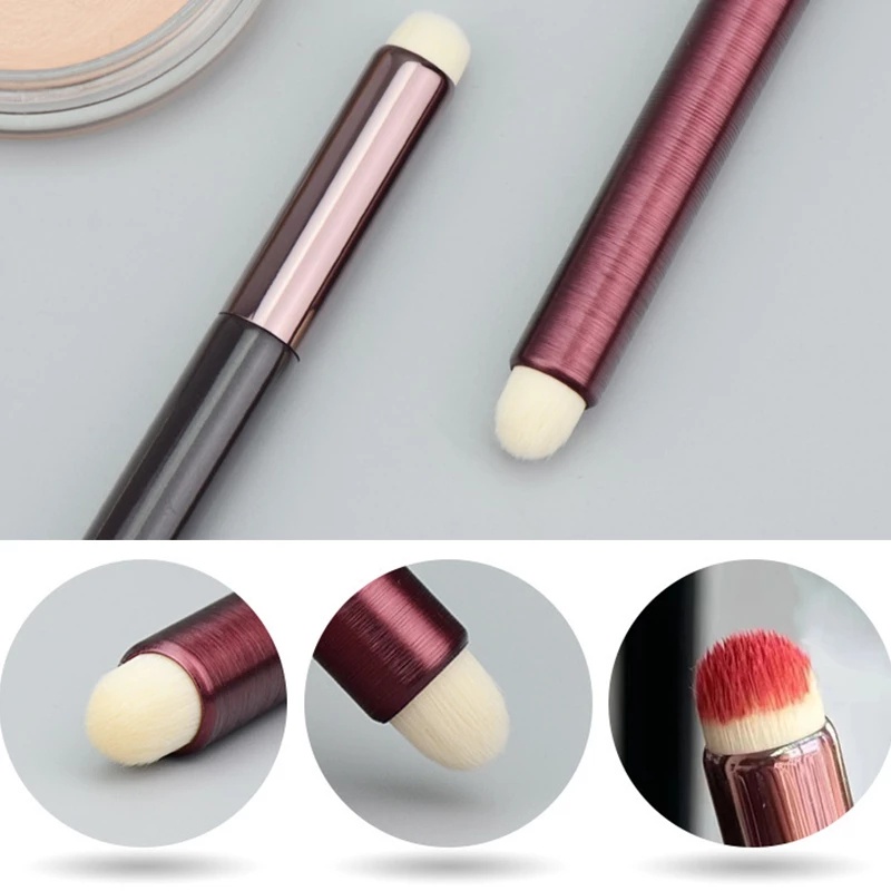 Cọ Trang Điểm Và Chăm Sóc Da Đầu Tròn Mini Siêu Mịn
