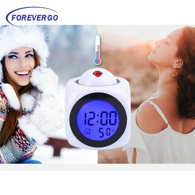 Đồng Hồ Báo Thức Đa Năng Có Chức Năng Báo Thức Và Nhiệt Độ