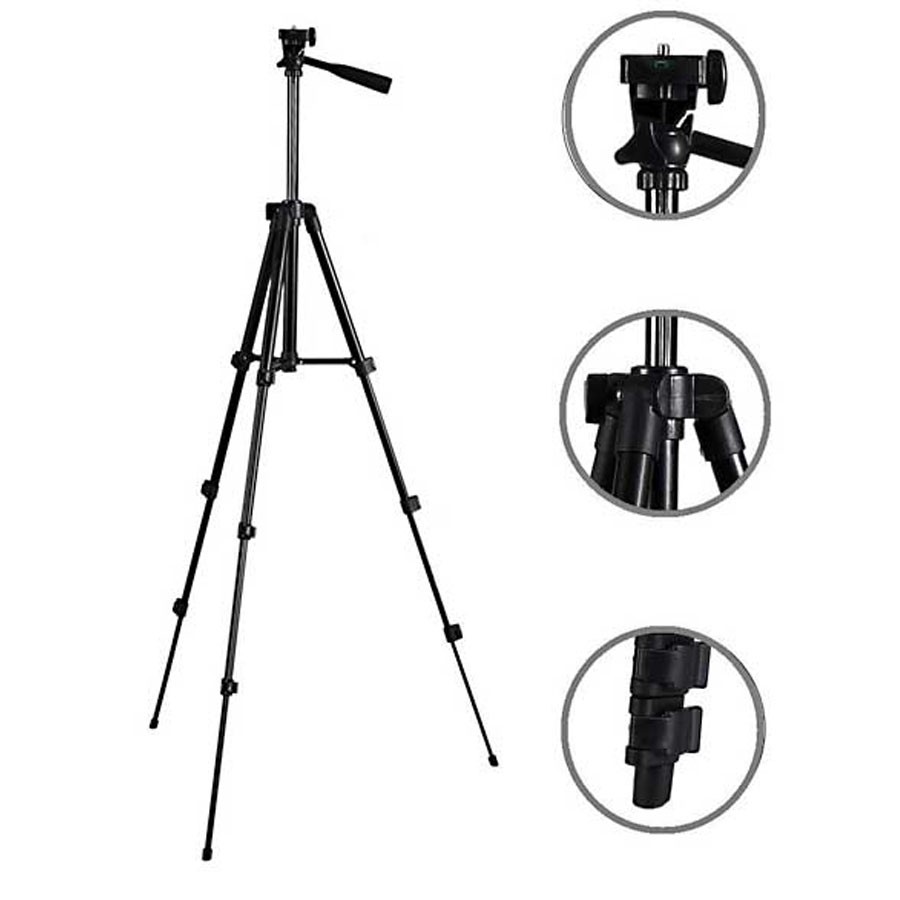 (Giá hủy diệt) Gậy Chụp Hình 3 Chân, Tripod Điện Thoại, Kẹp Điện Thoại TF-3120