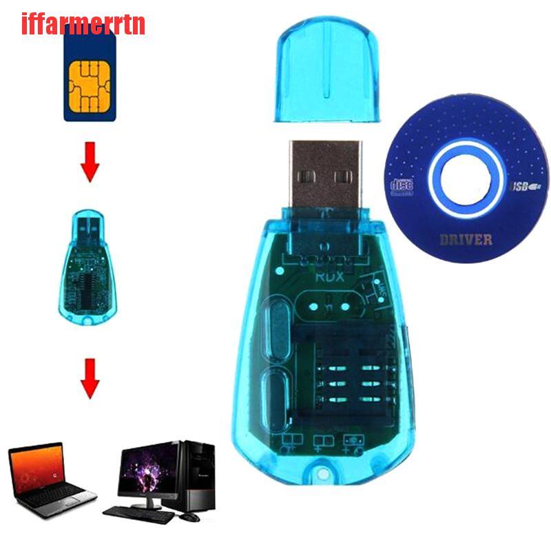 {iffarmerrtn}USB Cellphone Standard SIM Card Reader Copy Writer SMS GSM/CDMA+CD KY Backup YRS