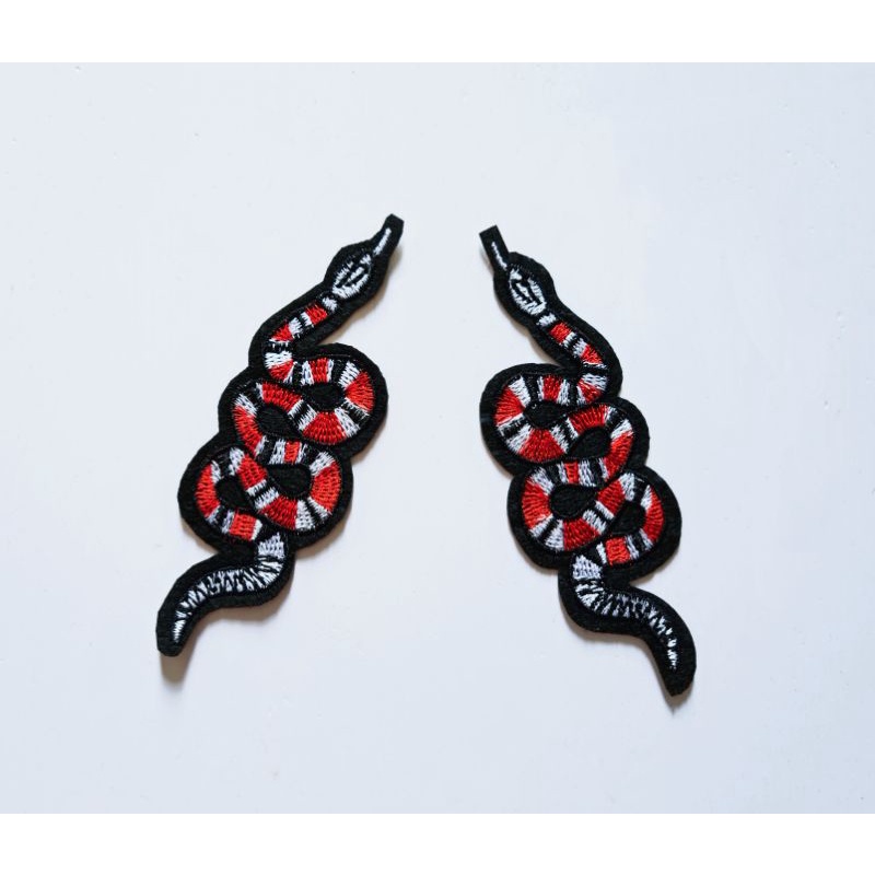 Patch Ủi/Logo Thêu/Huy Hiệu Miếng Vá/Sticker Ủi Họa Tiết Rắn Gucci