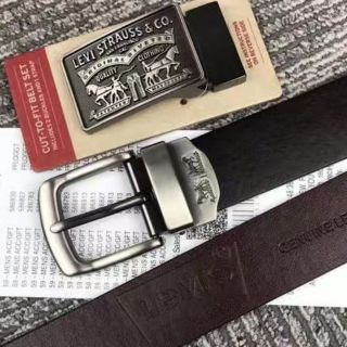 Nịt levis 2 mặt da thật