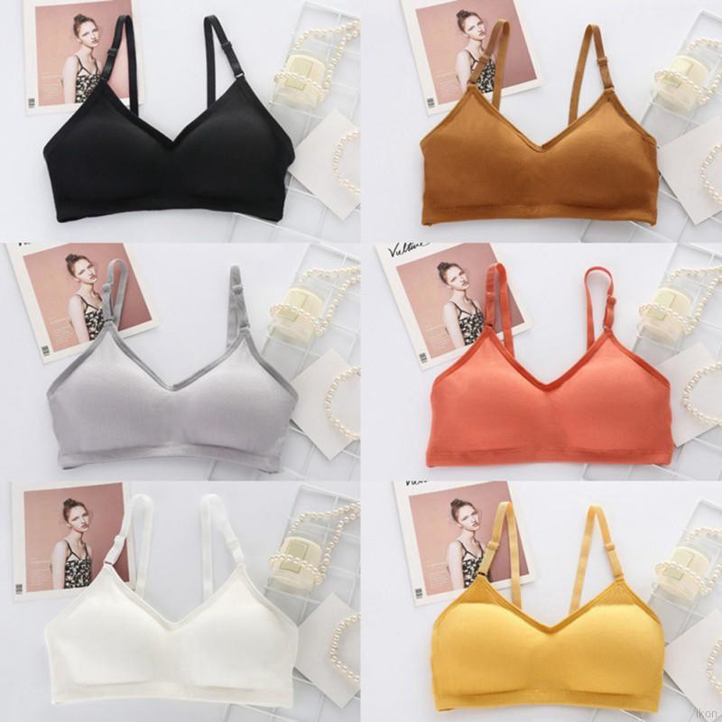 Áo ngực đan len màu trơn cho nữ