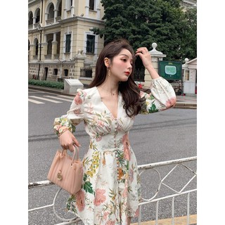 [ORDER] Đầm jumpsuit hoa Ulzzang