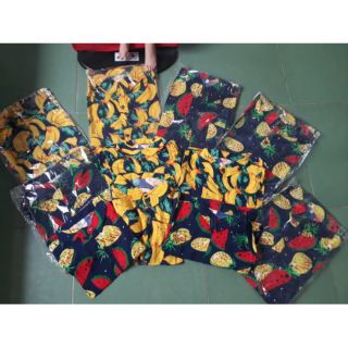 Bộ lanh lụa hoa quả người lớn