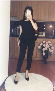 Set áo pelum kèm quần dài