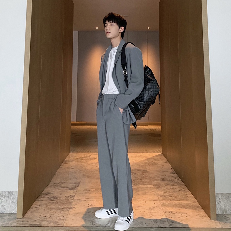 Bộ quần áo Blazer Tunoma bộ quần áo thu đông unisex phong cách Hàn quốc SBD001