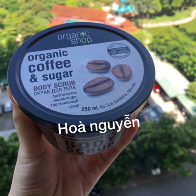 Tẩy da chết body cà phê