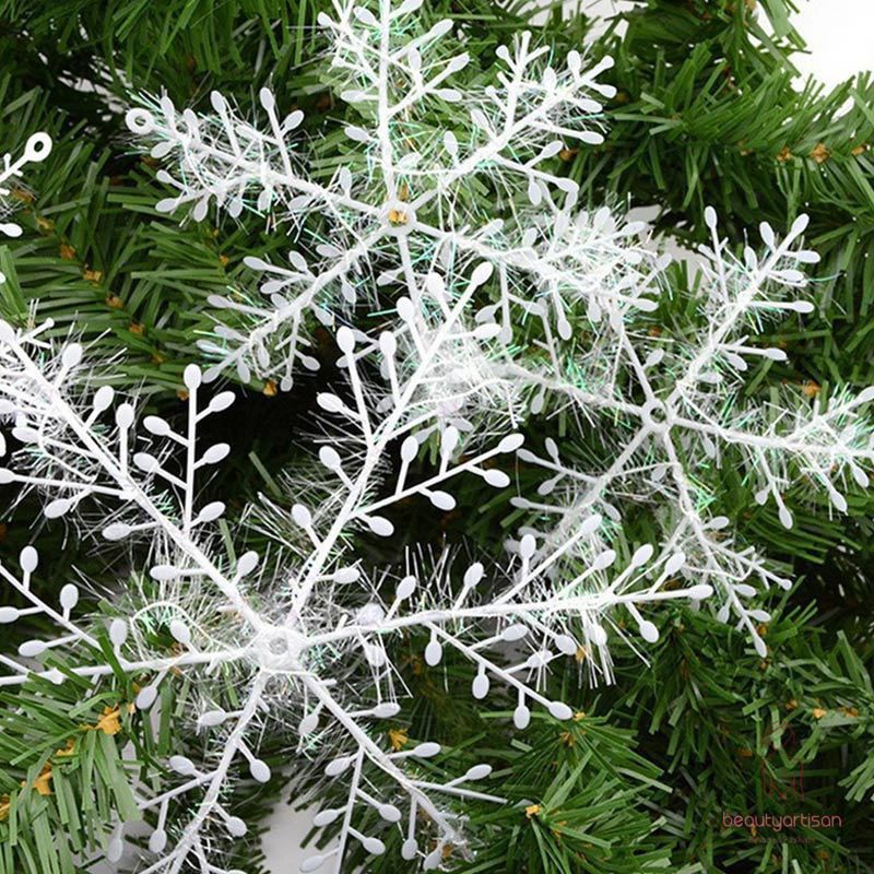 Combo 3 Bông Tuyết Trắng Trang Trí Cây Thông Noel