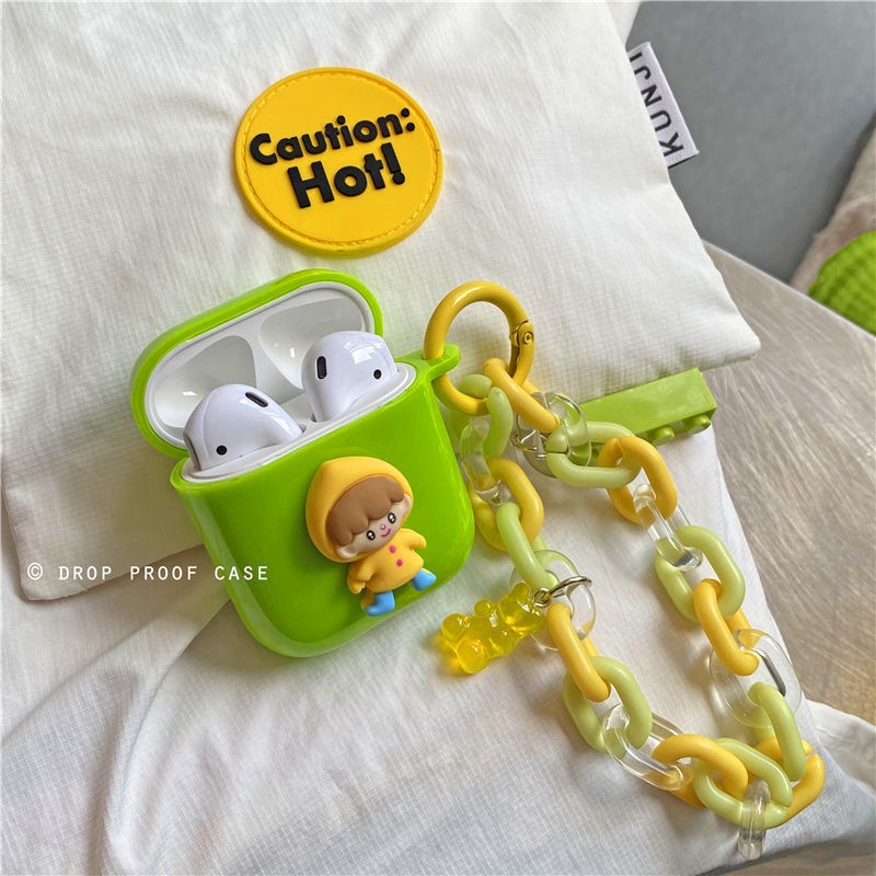 BASEUS Vỏ Bảo Vệ Hộp Sạc Tai nghe không dây W04 W04 Pro Bằng Silicone Hình Hello Kitty