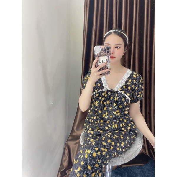 Đồ bộ tole - Đồ bộ lanh tay ngắn quần dài