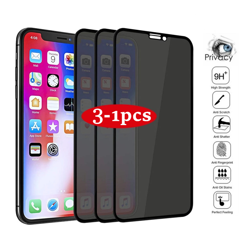 Phim chống gián điệp cường độ riêng tư tốt nhất cho iPhone 6 S 7 8 Plus X XS XR Bảo vệ màn hình cho iPhone 12 11 Pro Max 12mini SE 20